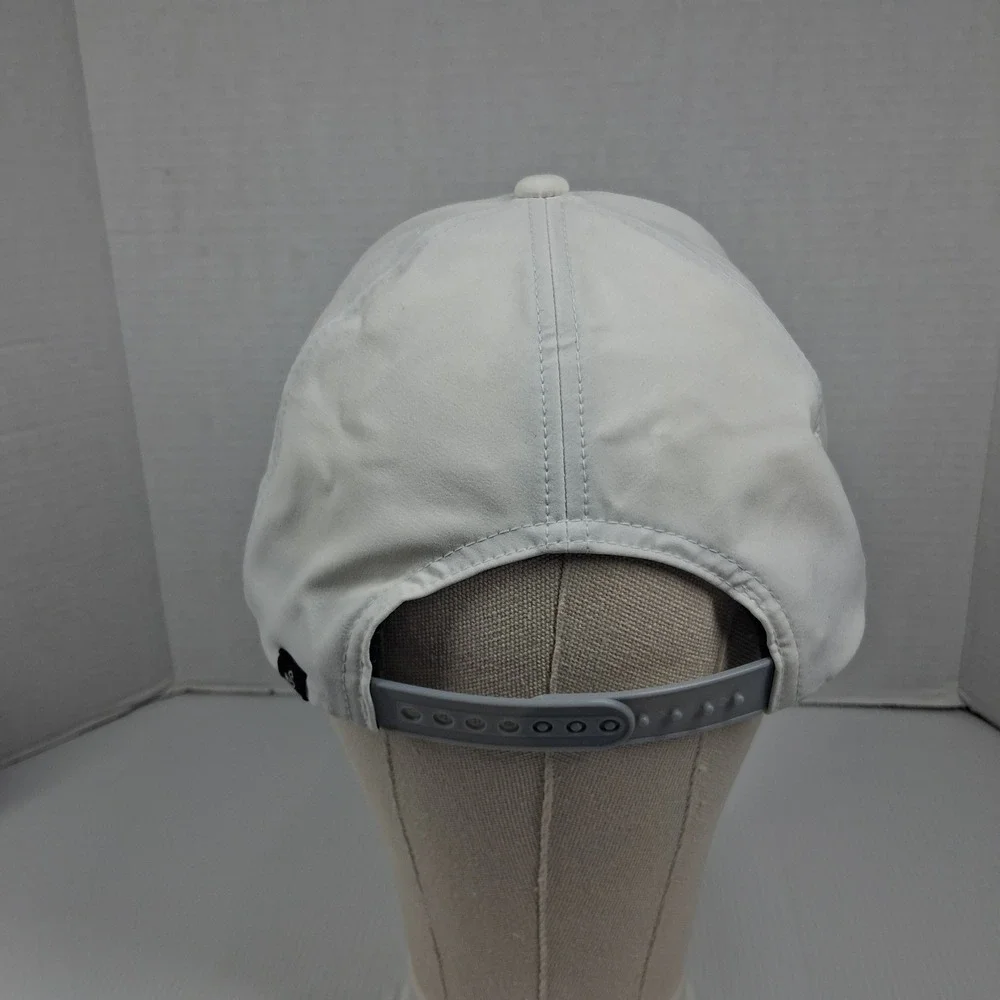 Swannies Golf Kiva Dunes White Performance Snapback Hat Cap Mens Alabama Resort